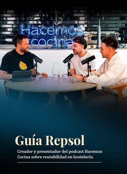 Guía Repsol · creador y presentador del podcast Hacemos Cocina