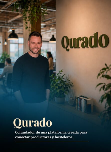 Qurado · cofundador de la plataforma que conecta productores y hosteleros